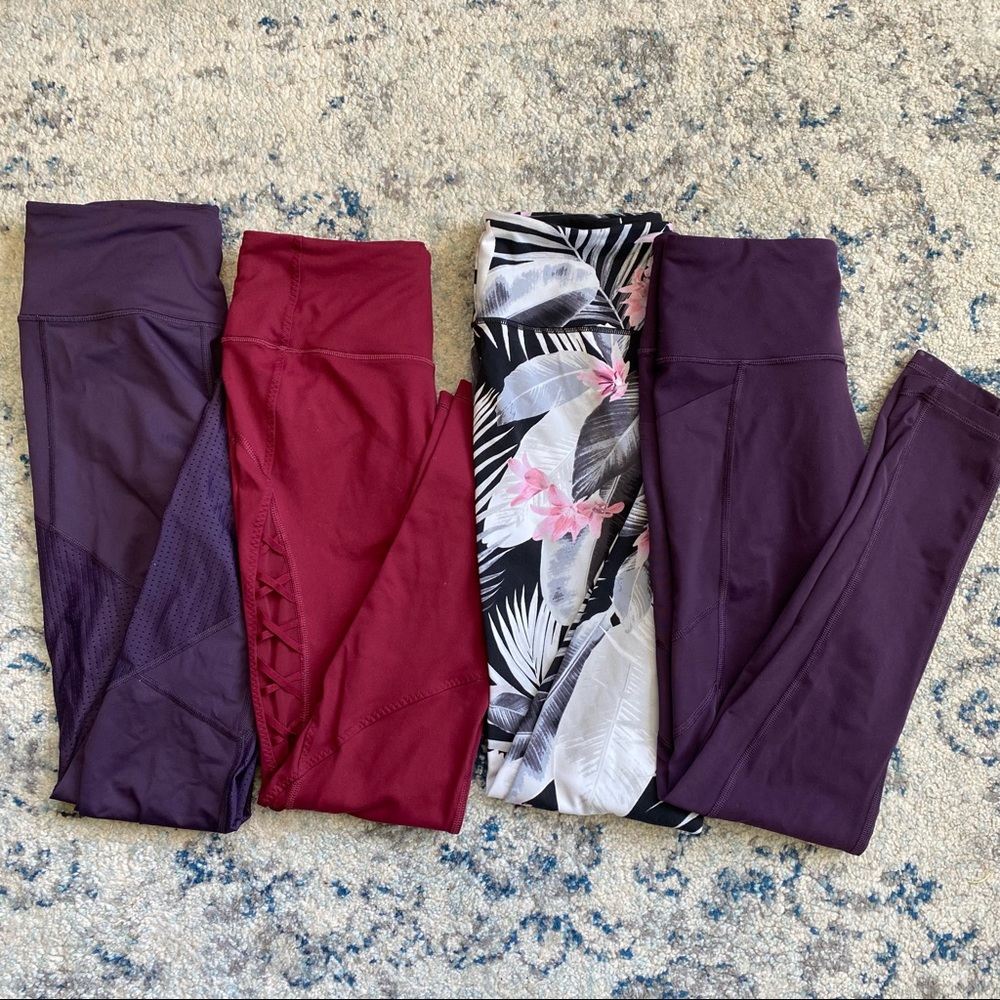 4 pairs of Victoria Sport Leggings